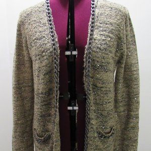 Avon Mark Chained Sequenced Cardigan Sweater